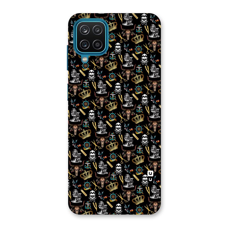Cool Barber Pattern Back Case for Galaxy F12