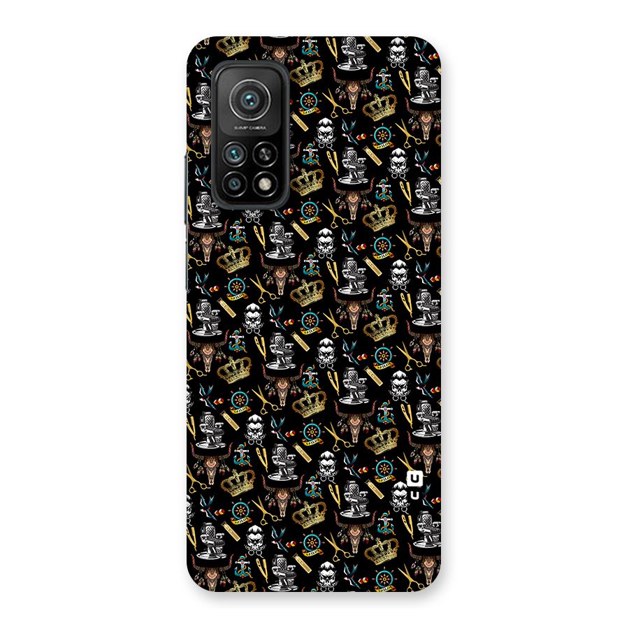Cool Barber Pattern Back Case for Mi 10T Pro 5G