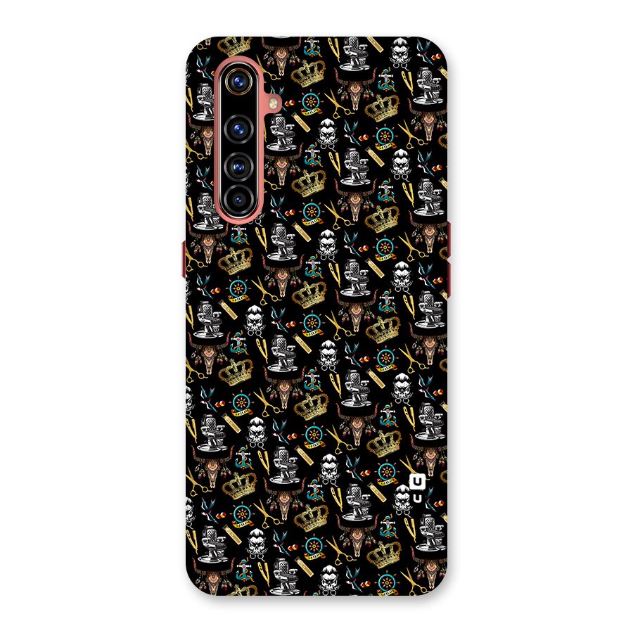 Cool Barber Pattern Back Case for Realme X50 Pro