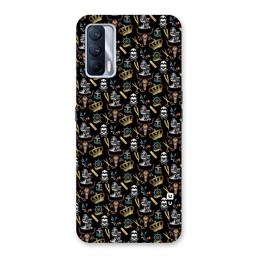 Cool Barber Pattern Back Case for Realme X7