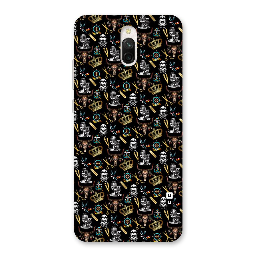 Cool Barber Pattern Back Case for Redmi 8A Dual