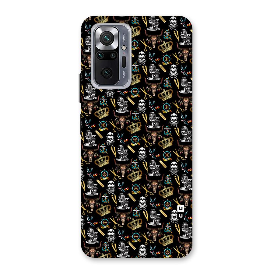 Cool Barber Pattern Back Case for Redmi Note 10 Pro Max