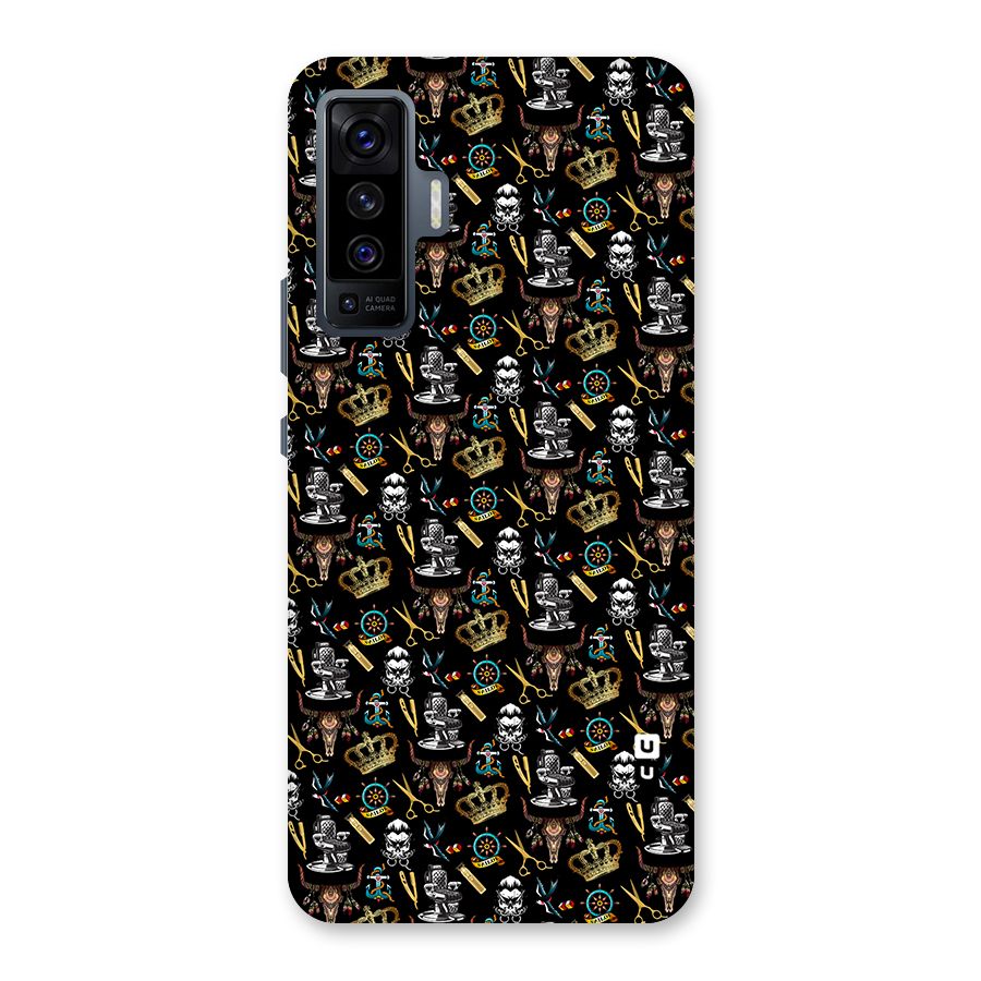 Cool Barber Pattern Back Case for Vivo X50