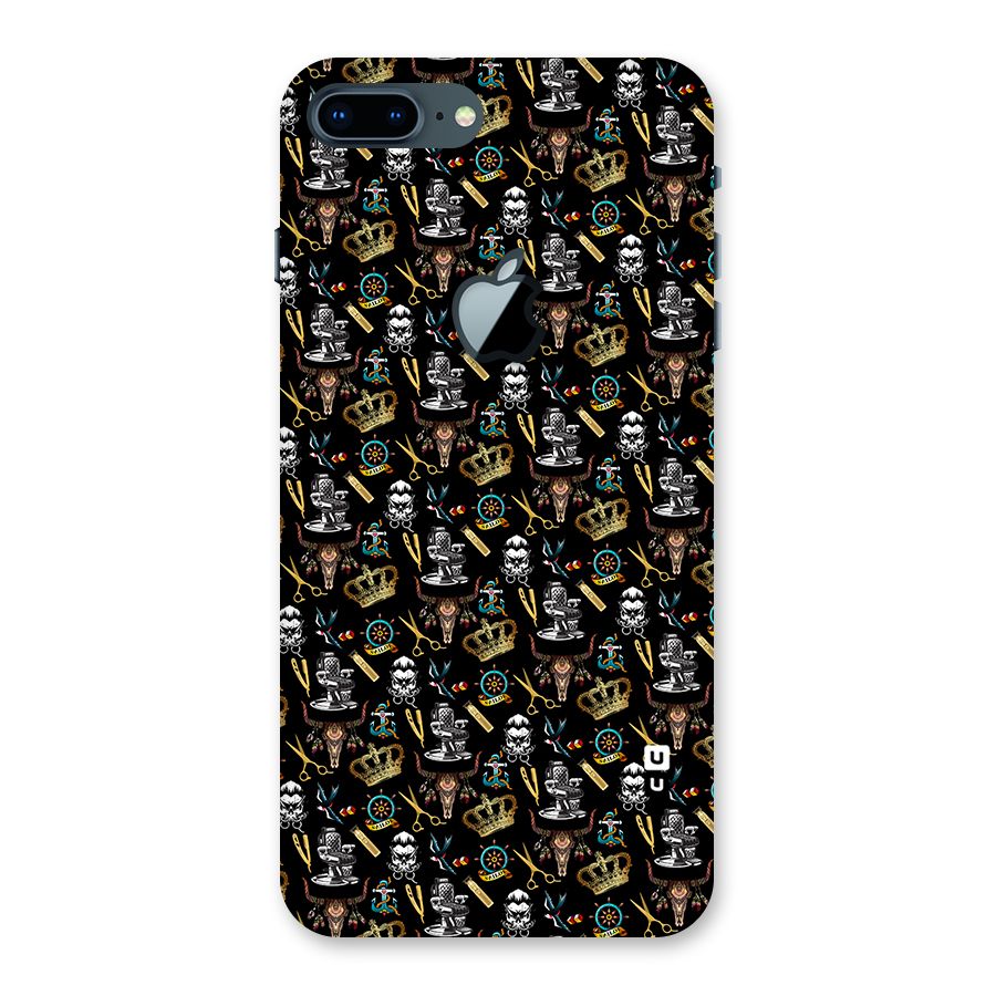 Cool Barber Pattern Back Case for iPhone 7 Plus Apple Cut