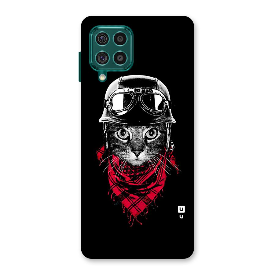 Cool Biker Cat Back Case for Galaxy F62