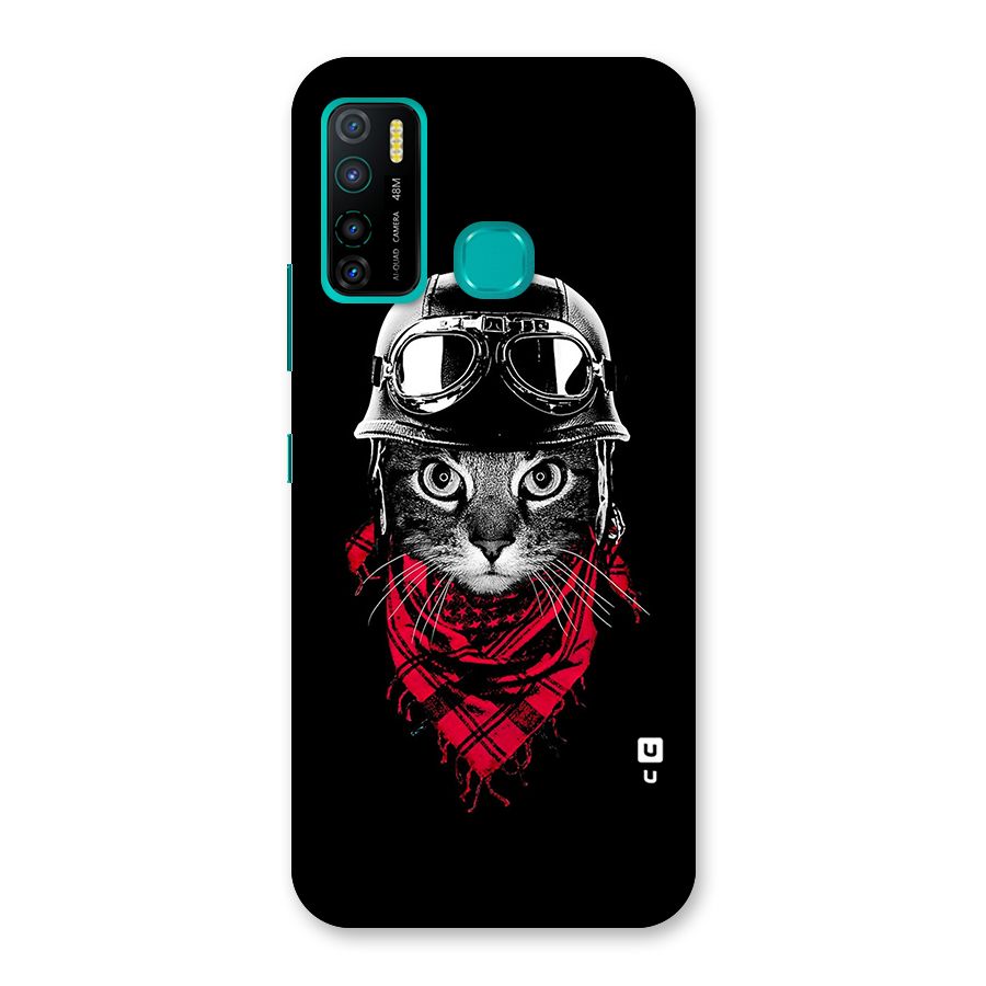 Cool Biker Cat Back Case for Infinix Hot 9 Pro