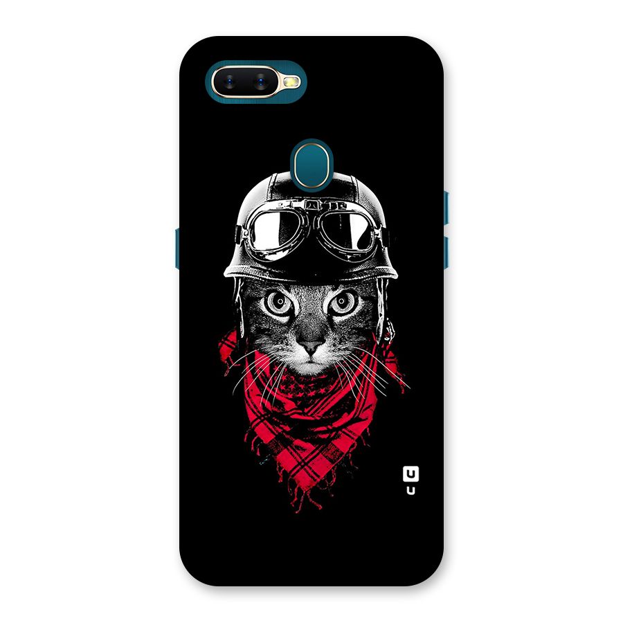 Cool Biker Cat Back Case for Oppo A11k