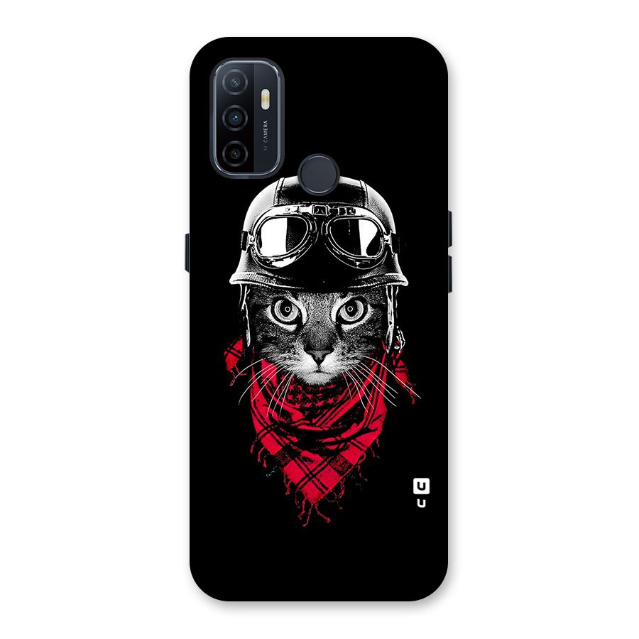 Cool Biker Cat Back Case for Oppo A32