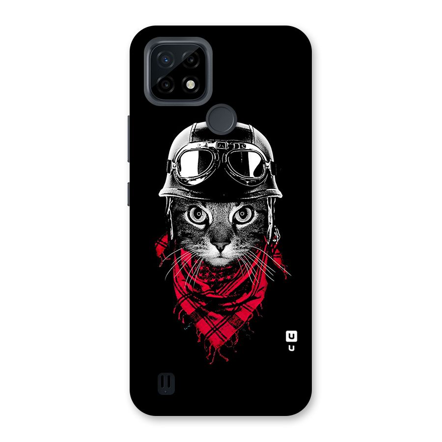 Cool Biker Cat Back Case for Realme C21