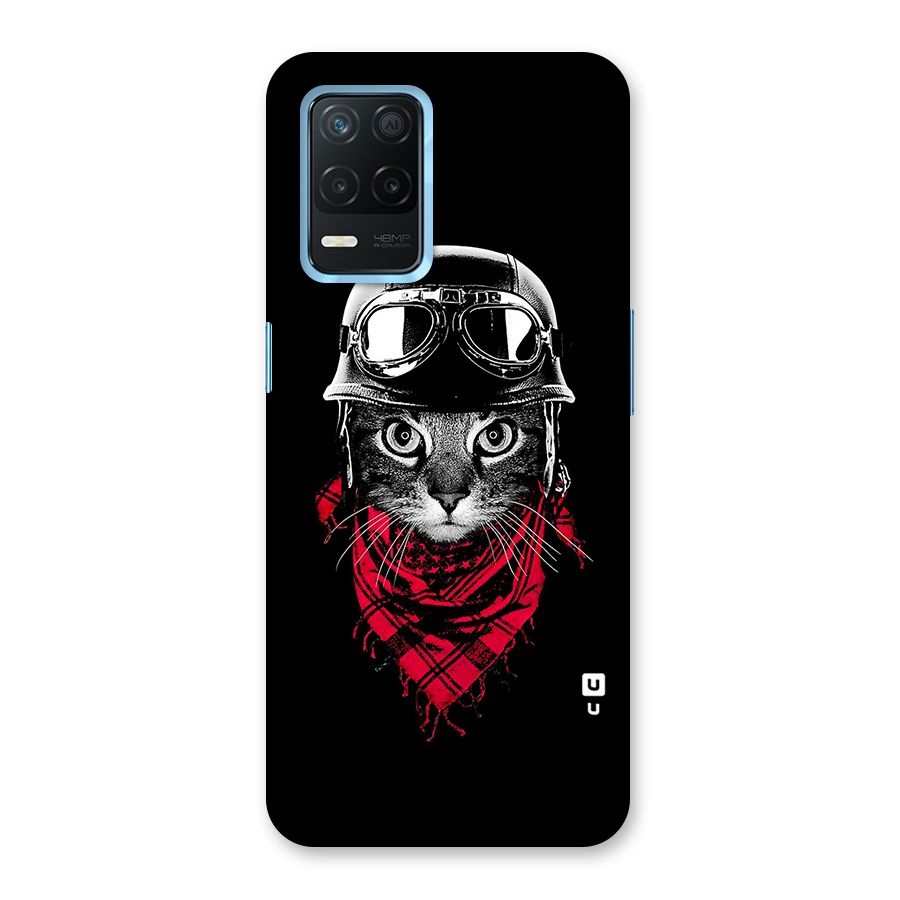 Cool Biker Cat Back Case for Realme Narzo 30 5G