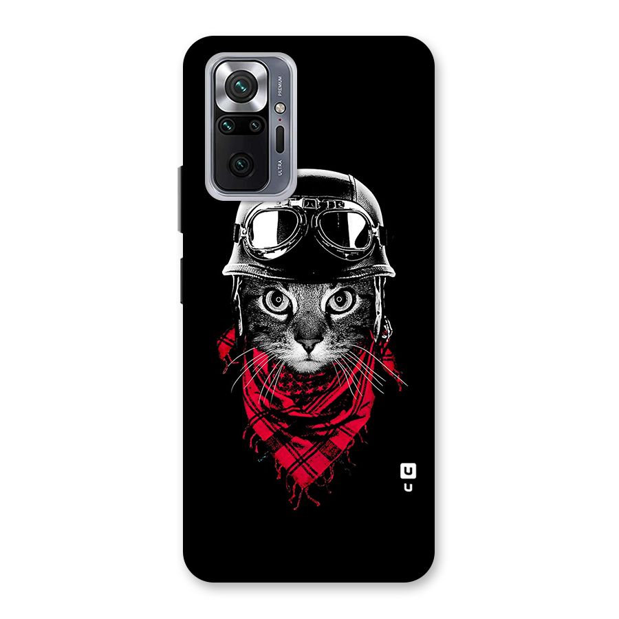 Cool Biker Cat Back Case for Redmi Note 10 Pro Max