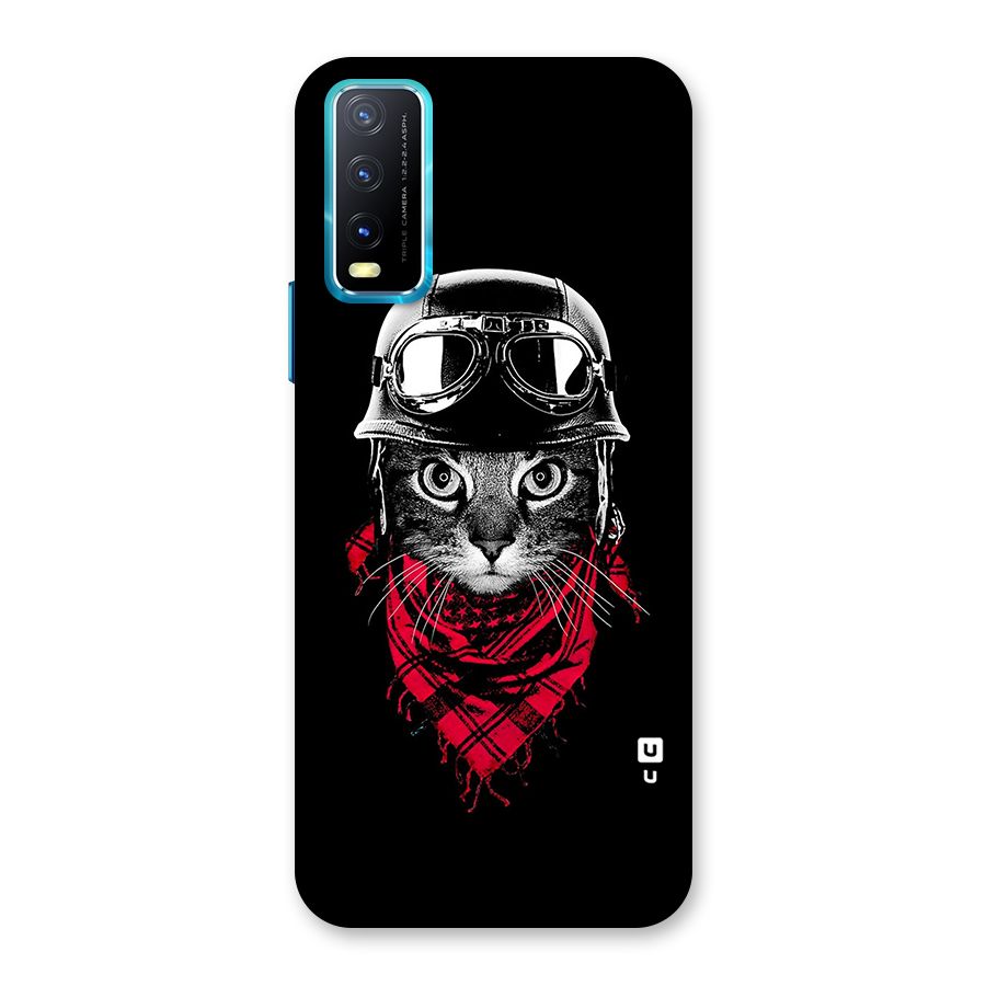 Cool Biker Cat Back Case for Vivo Y20A