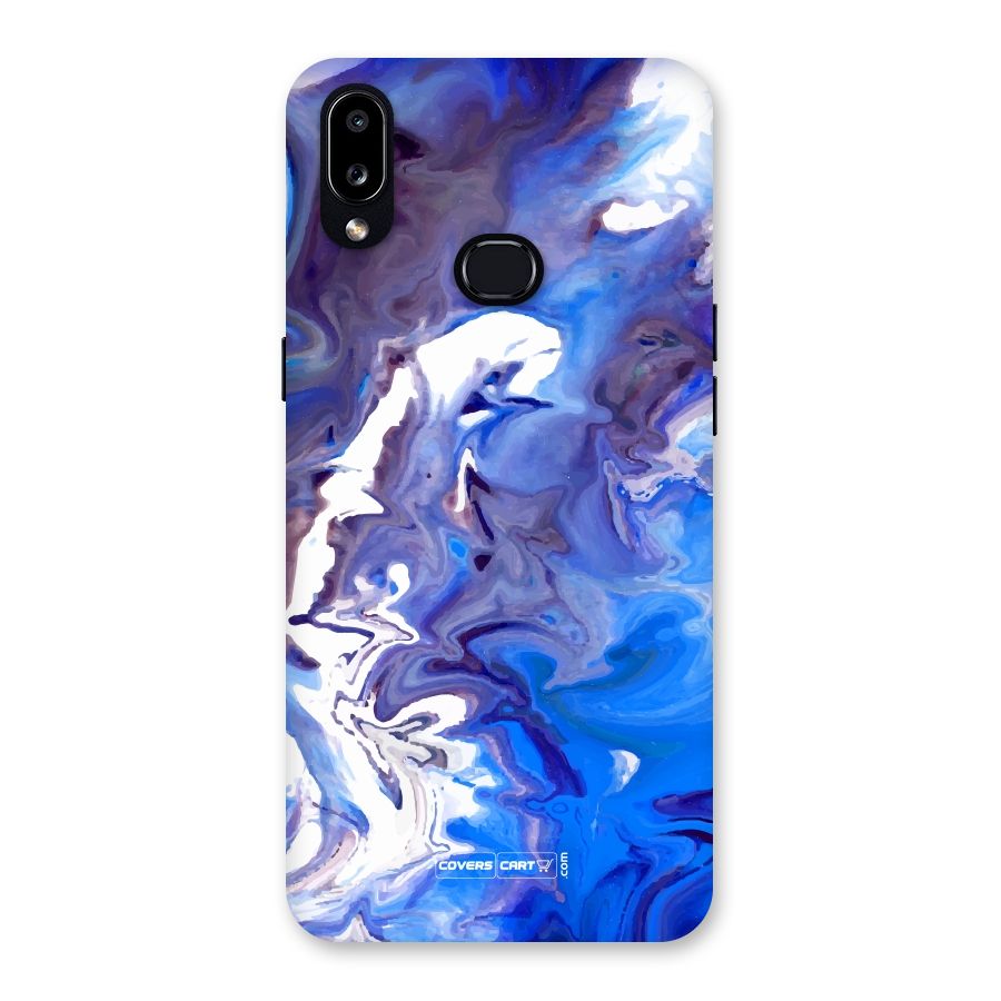 Cool Blue Marble Texture Back Case for Galaxy A10s