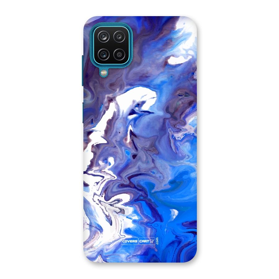 Cool Blue Marble Texture Back Case for Galaxy M12