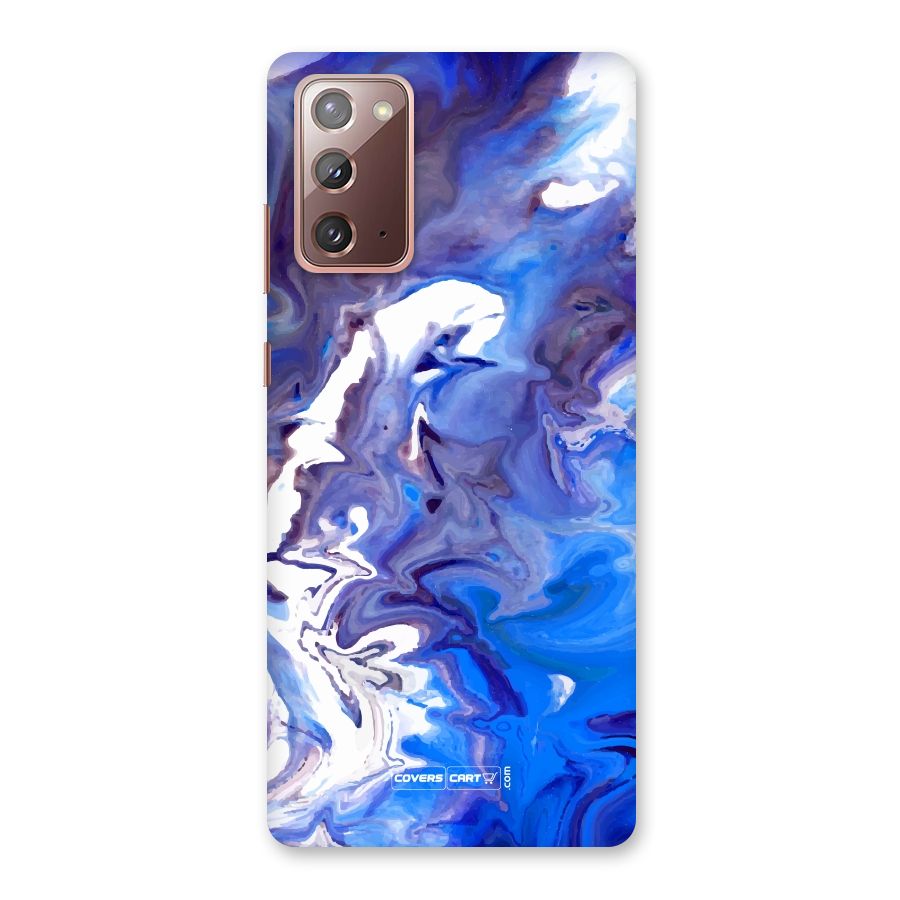 Cool Blue Marble Texture Back Case for Galaxy Note 20