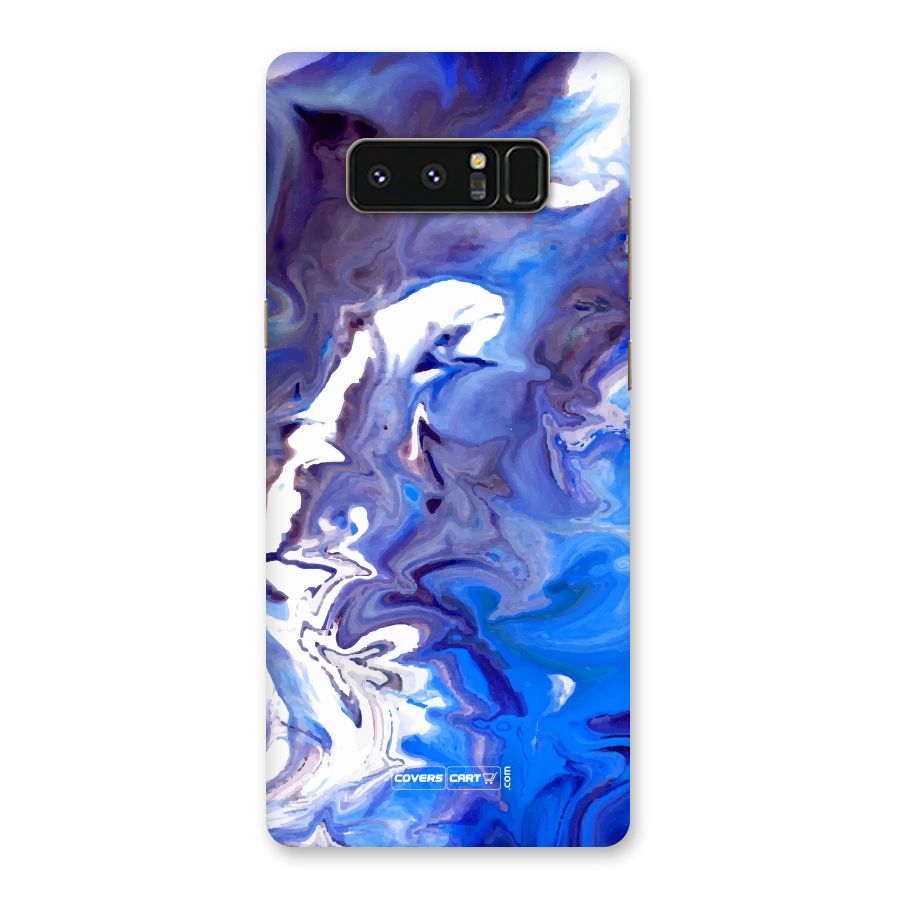 Cool Blue Marble Texture Back Case for Galaxy Note 8