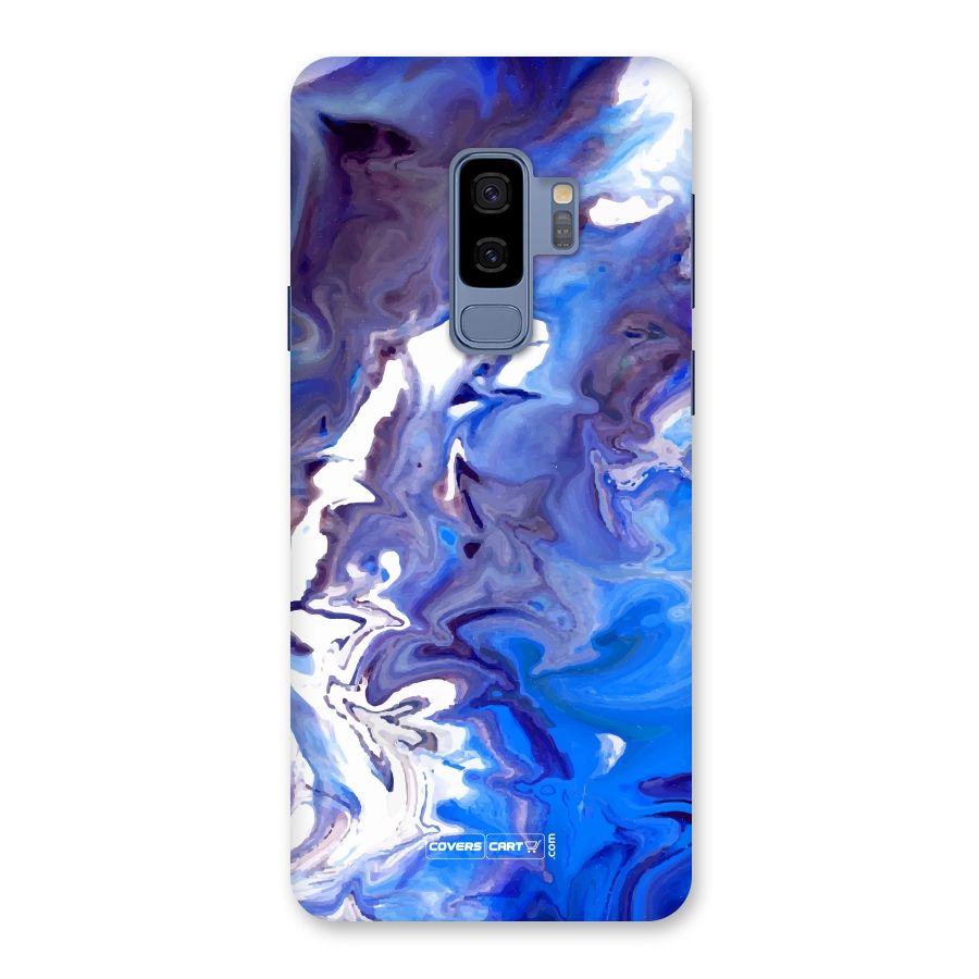 Cool Blue Marble Texture Back Case for Galaxy S9 Plus
