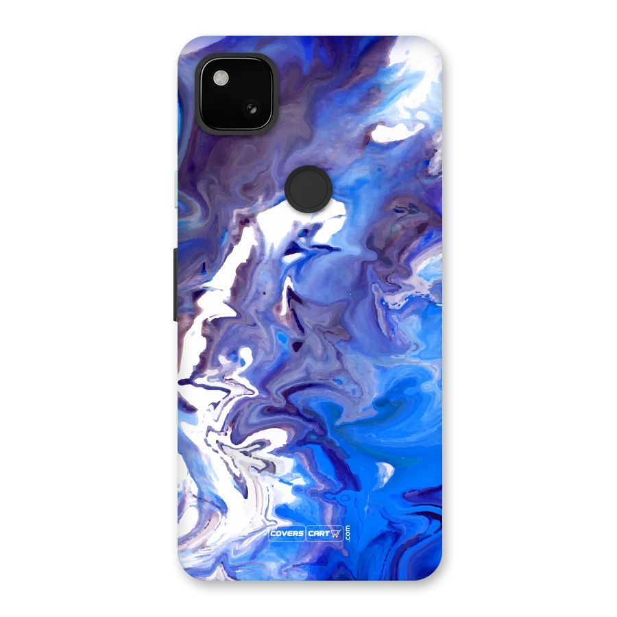 Cool Blue Marble Texture Back Case for Google Pixel 4a