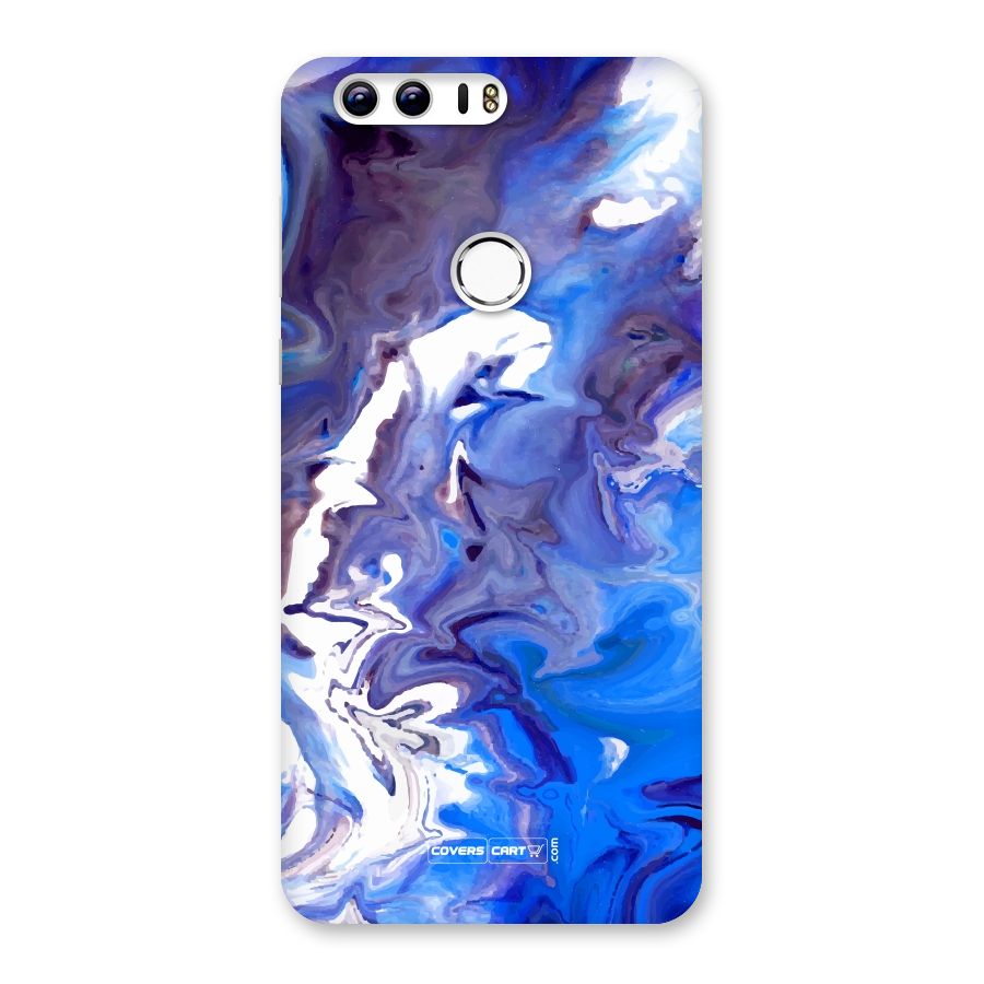 Cool Blue Marble Texture Back Case for Honor 8