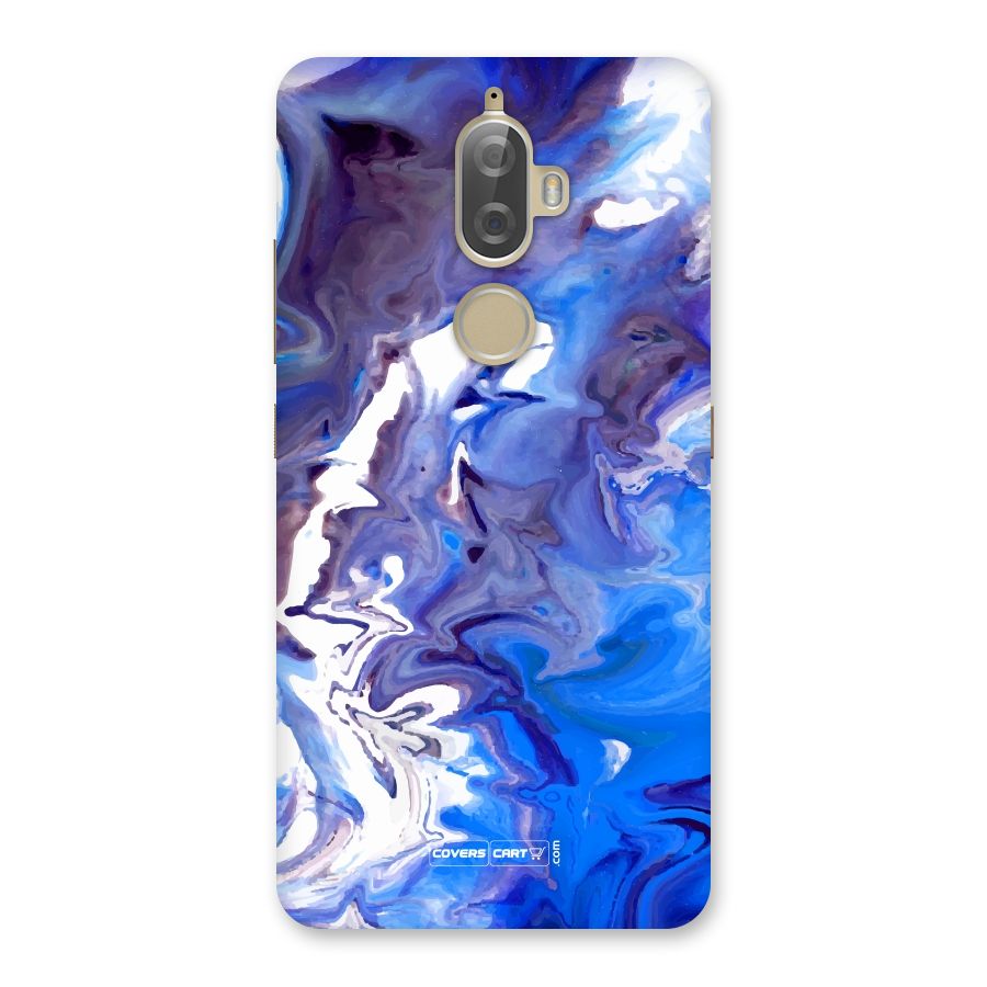 Cool Blue Marble Texture Back Case for Lenovo K8 Plus