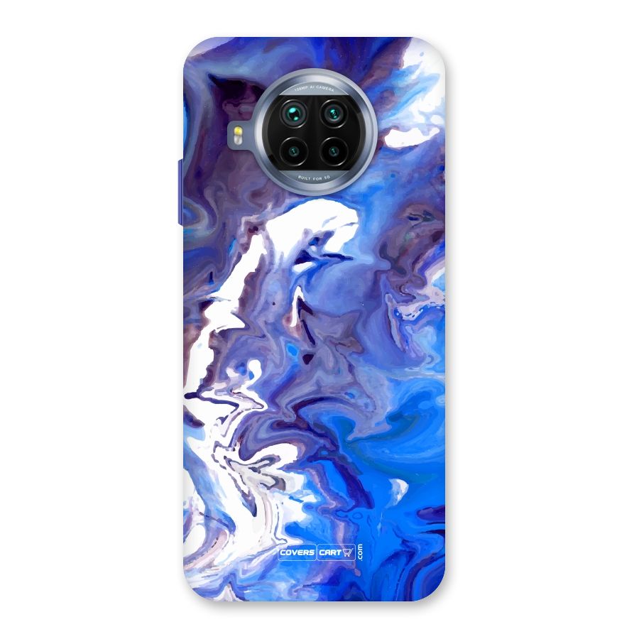 Cool Blue Marble Texture Back Case for Mi 10i