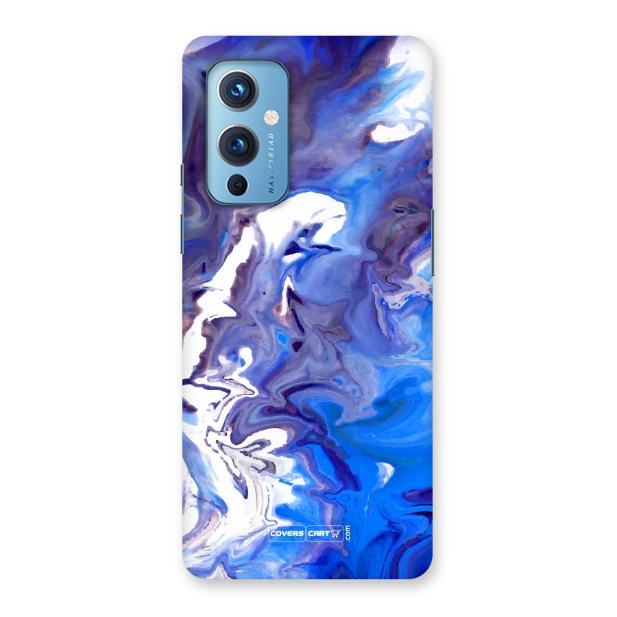 Cool Blue Marble Texture Back Case for OnePlus 9