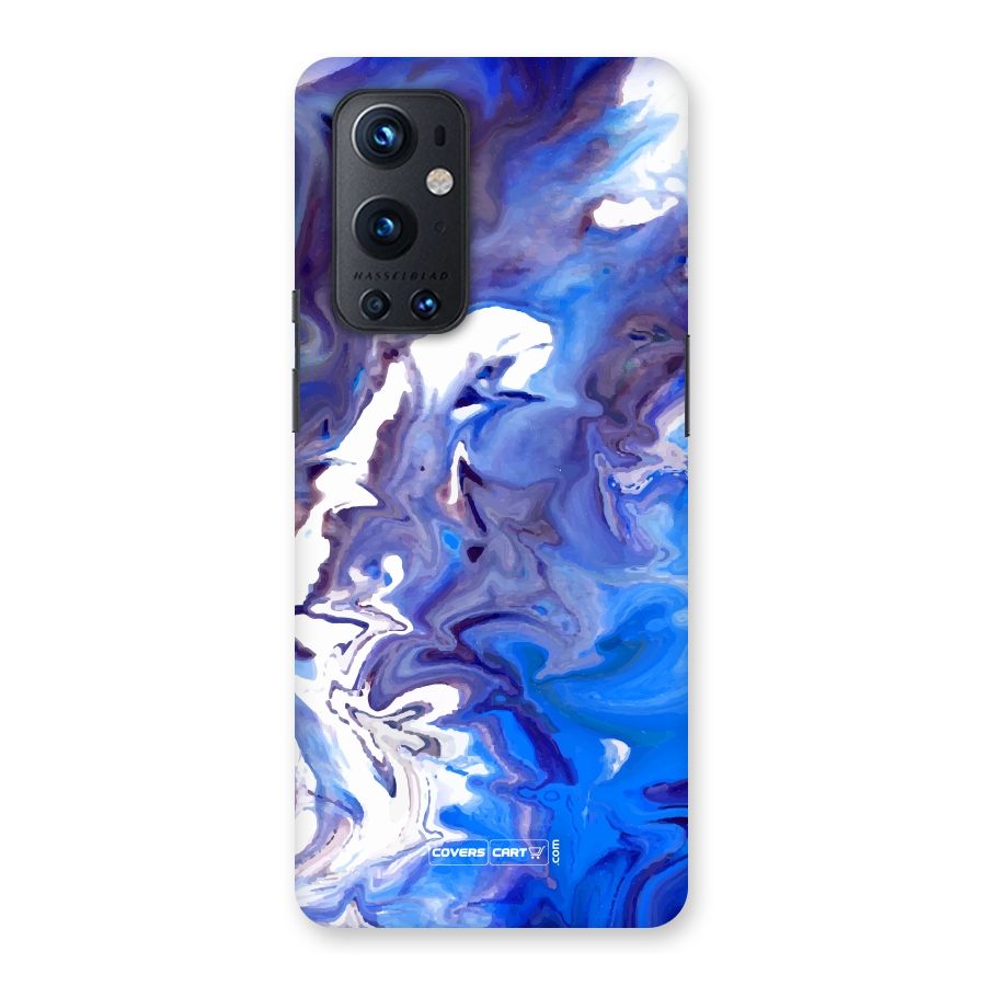 Cool Blue Marble Texture Back Case for OnePlus 9 Pro