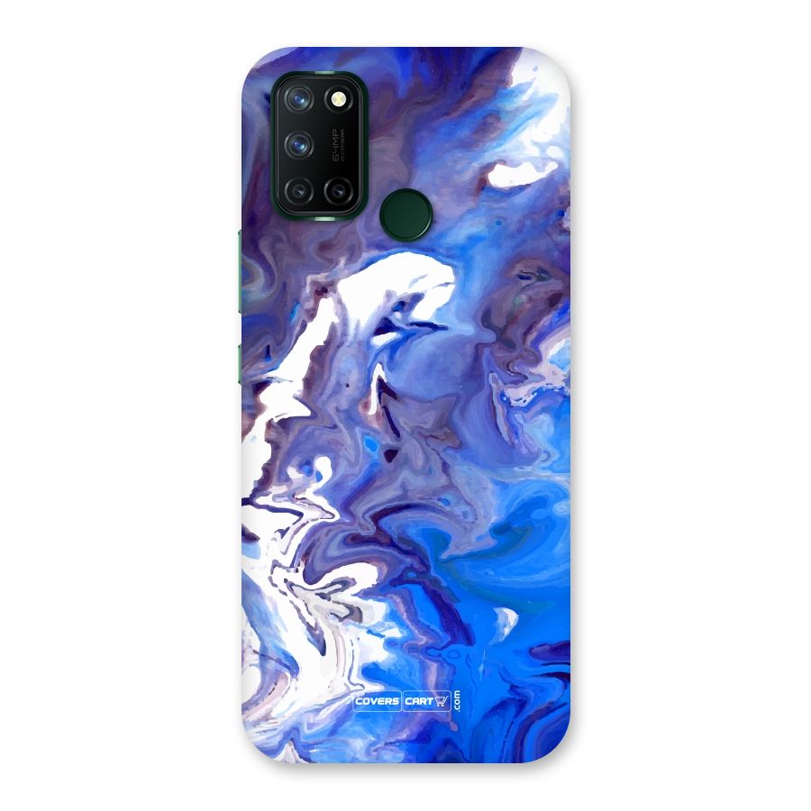 Cool Blue Marble Texture Back Case for Realme 7i