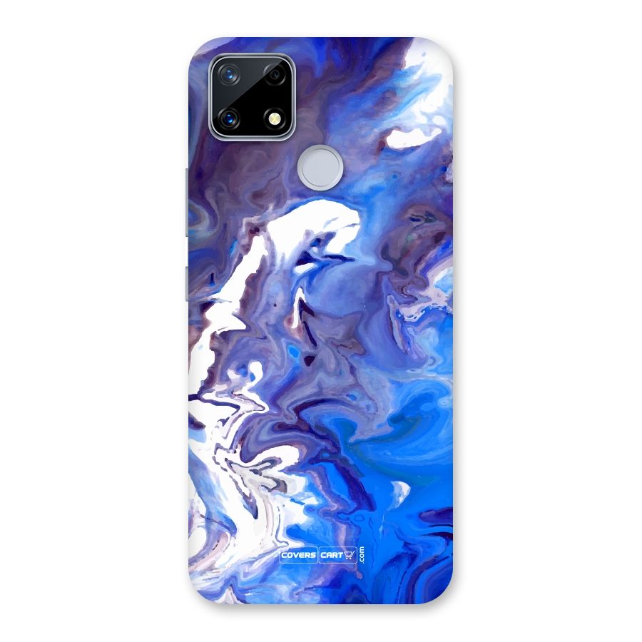 Cool Blue Marble Texture Back Case for Realme Narzo 20