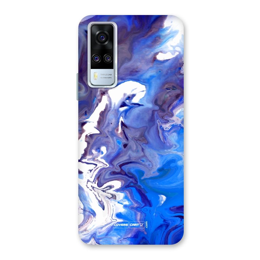 Cool Blue Marble Texture Back Case for Vivo Y31