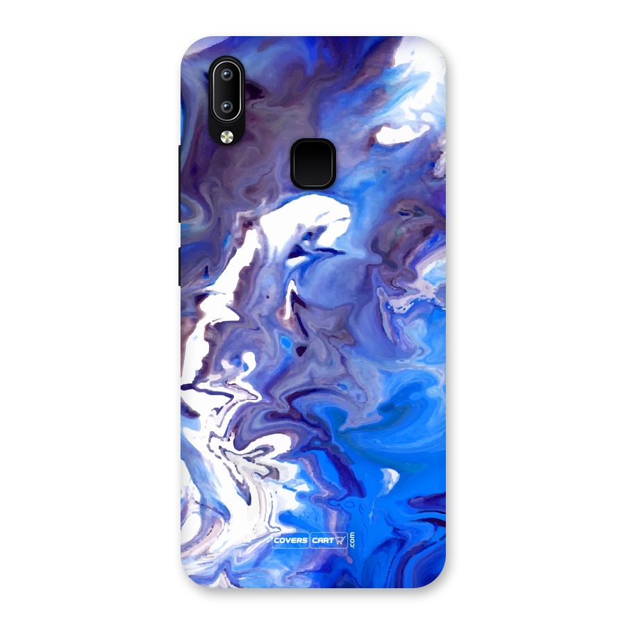 Cool Blue Marble Texture Back Case for Vivo Y93