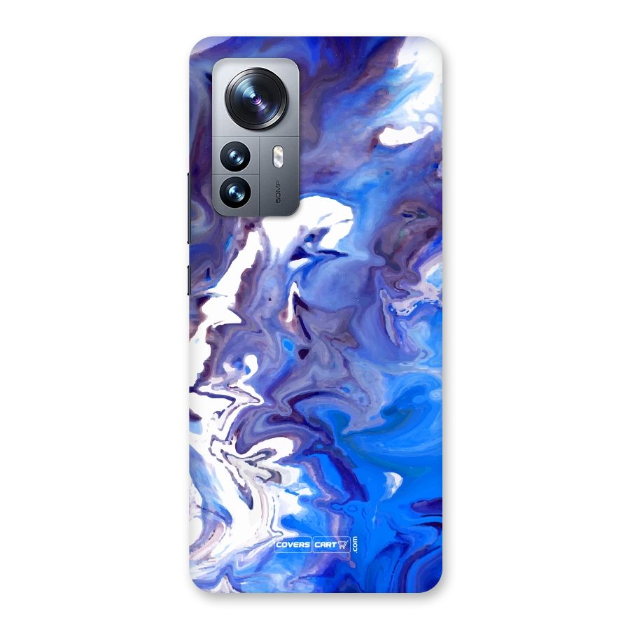 Cool Blue Marble Texture Back Case for Xiaomi 12 Pro