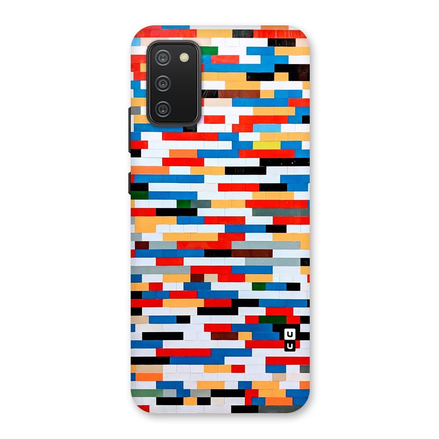 Cool Colors Collage Pattern Art Back Case for Galaxy F02s