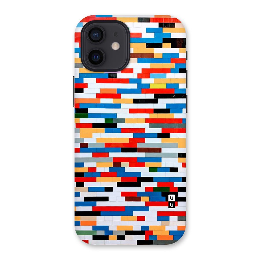Cool Colors Collage Pattern Art Back Case for iPhone 12