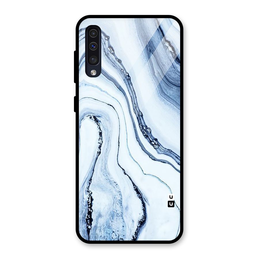Cool Marble Art Glass Back Case for Galaxy A30s