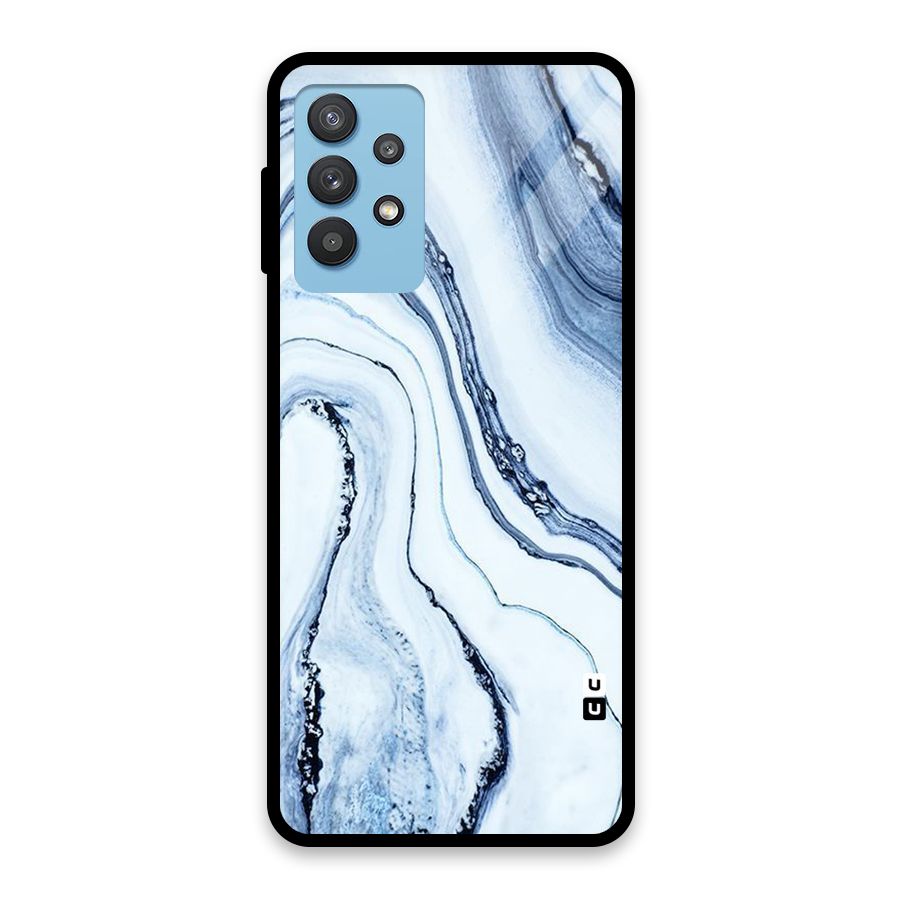 Cool Marble Art Glass Back Case for Galaxy M32 5G