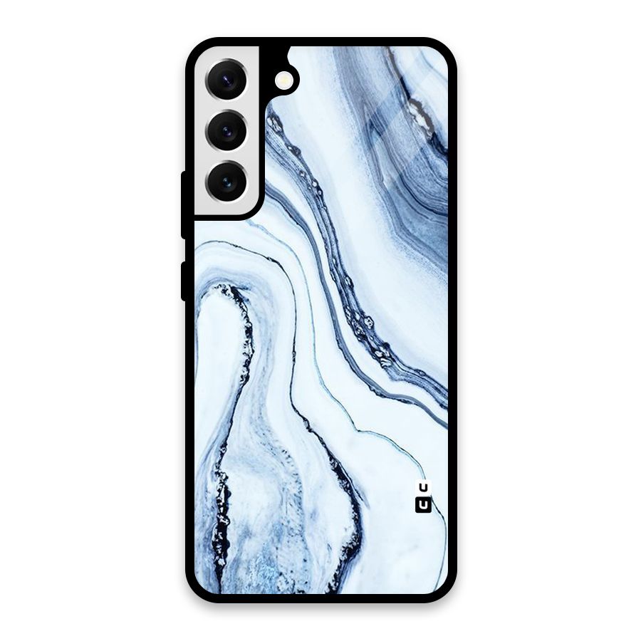 Cool Marble Art Glass Back Case for Galaxy S22 Plus 5G