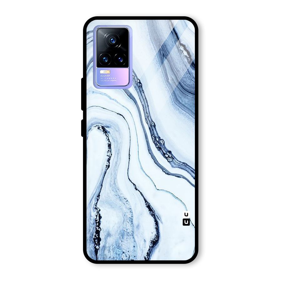 Cool Marble Art Glass Back Case for Vivo Y73