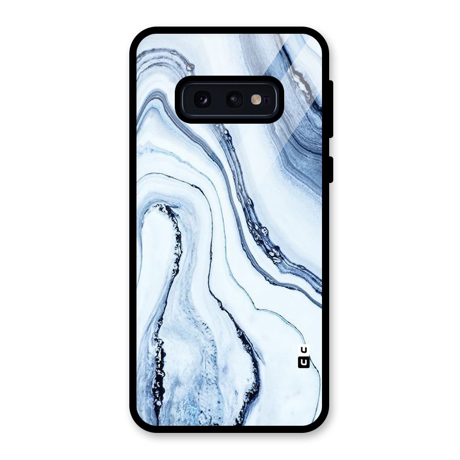 Cool Marble Style (Printed) Glass Back Case for Galaxy S10e