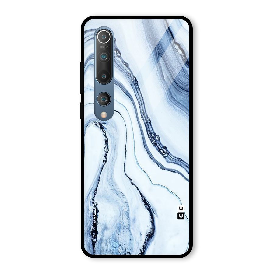 Cool Marble Style (Printed) Glass Back Case for Mi 10