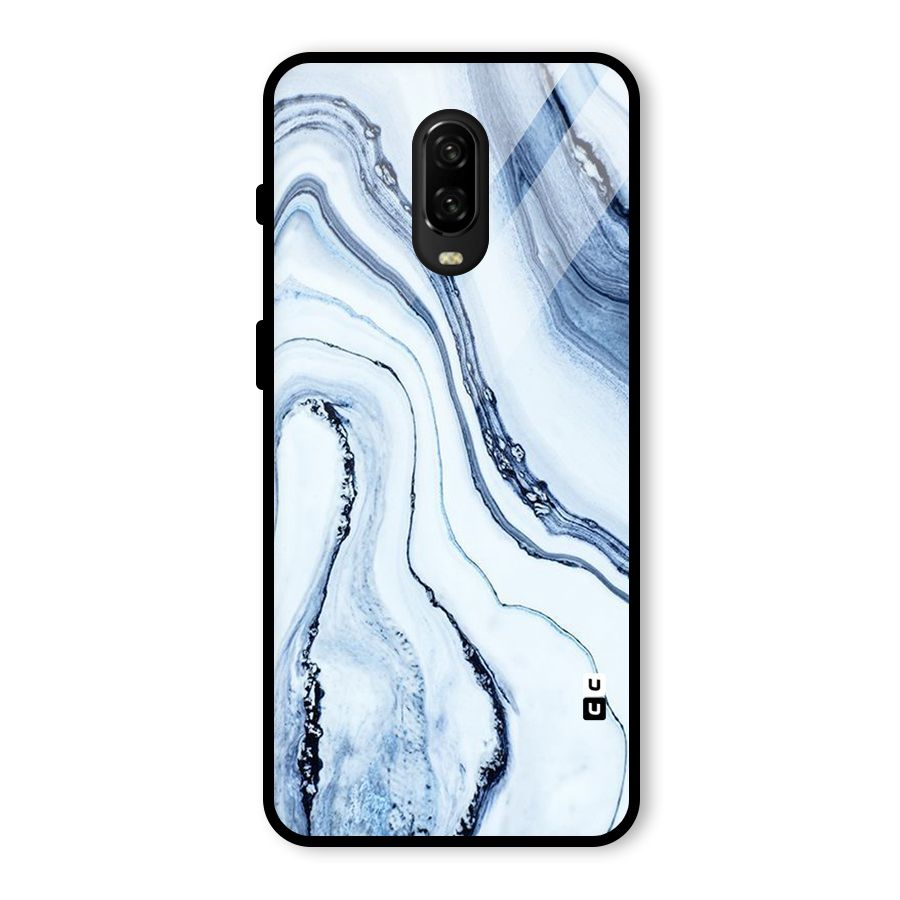 Cool Marble Style (Printed) Glass Back Case for OnePlus 6T