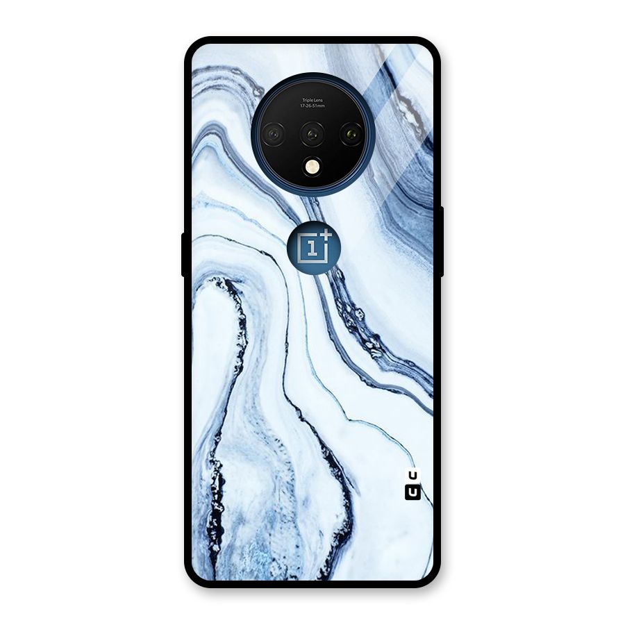 Cool Marble Style (Printed) Glass Back Case for OnePlus 7T