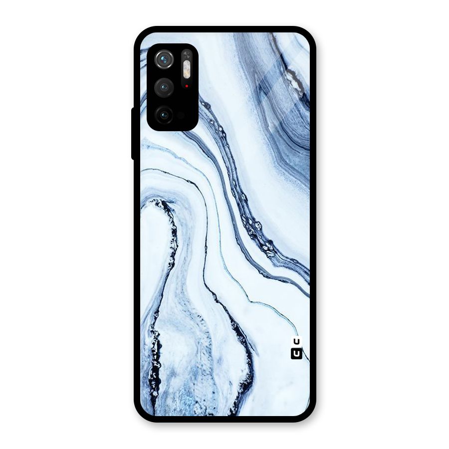Cool Marble Style (Printed) Glass Back Case for Poco M3 Pro 5G