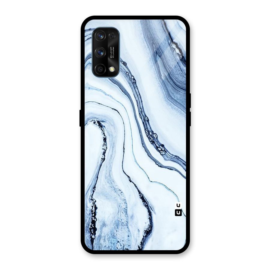 Cool Marble Style (Printed) Glass Back Case for Realme 7 Pro