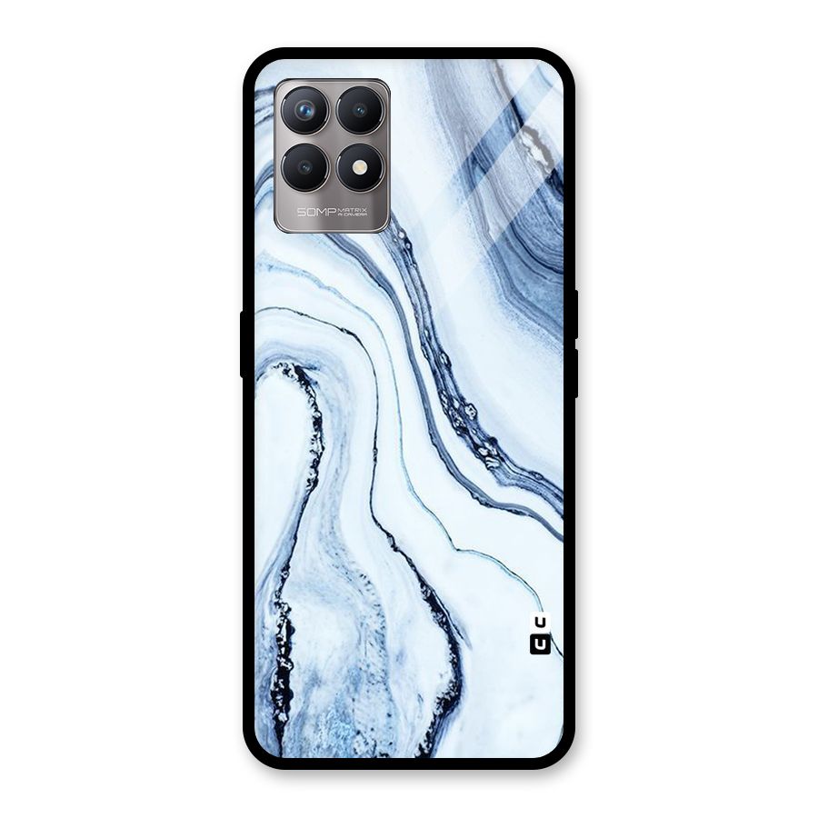 Cool Marble Style (Printed) Glass Back Case for Realme Narzo 50
