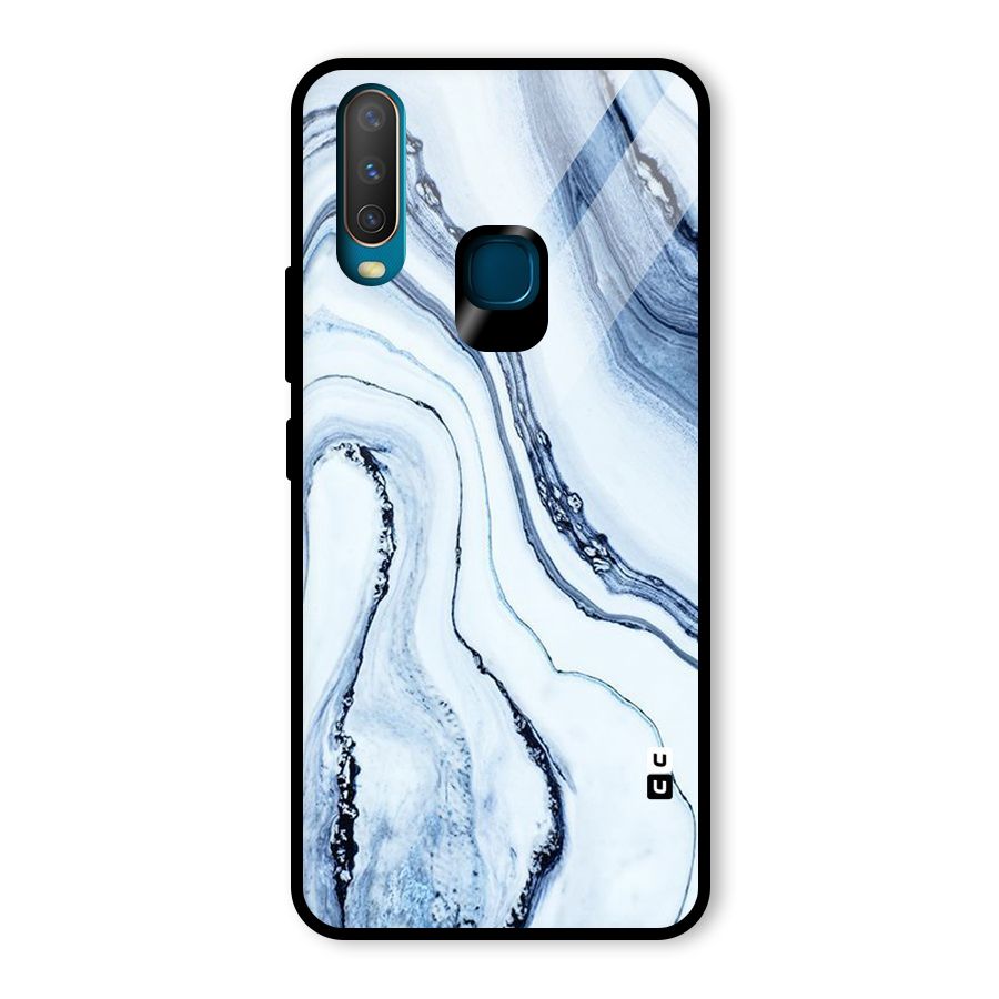 Cool Marble Style (Printed) Glass Back Case for Vivo Y15