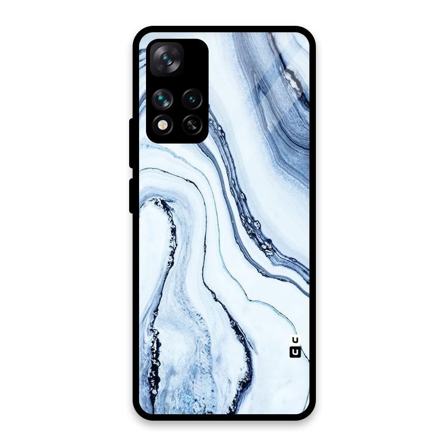 Cool Marble Style (Printed) Glass Back Case for Xiaomi 11i HyperCharge 5G