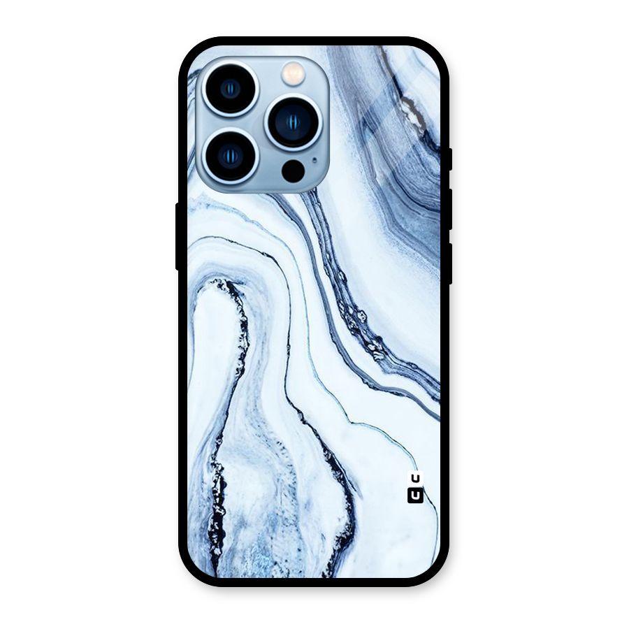 Cool Marble Style (Printed) Glass Back Case for iPhone 13 Pro