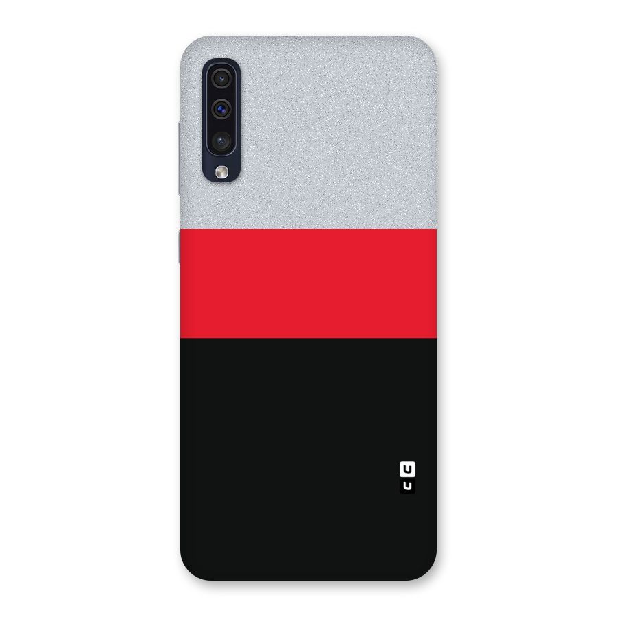 Cool Melange Stripe Back Case for Galaxy A50
