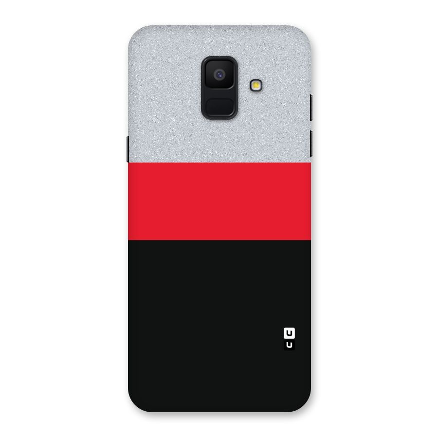 Cool Melange Stripe Back Case for Galaxy A6 (2018)